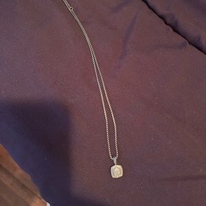 David Yurman Pave diamond necklace